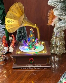 تصویر گرامافون‌ کریسمس Christmas gramophone 