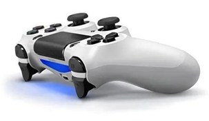 تصویر دسته بازی سونی سفید (اصل) PS4 Dualshock 4 ا White 