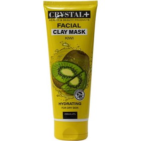 تصویر ماسک صورت آبرسان پوست خشک کریستال پلاس حاوی عصاره کیوی ا Crystal Kiwi Facial Clay Mask 250 ml Crystal Kiwi Facial Clay Mask 250 ml