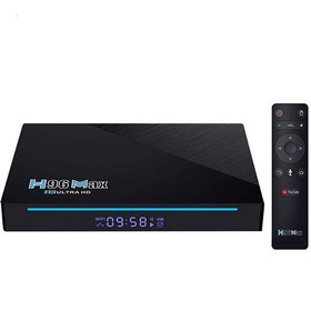 تصویر اندروید باکس H96 max مدل RK3566 حافظه 32 رم 4 گیگابایت Android Box H96 Max Rk3566 4/32 GB