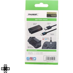 تصویر Dobe Controller Battery Pack for XBOX Series X/S - Black باتری قابل شارژ به همراه کابل شارژ DOBE مخصوص کنترلر ایکس باکس