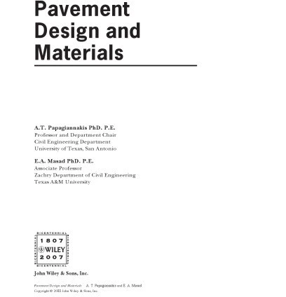 خرید و قیمت دانلود کتاب Pavement Design and Materials 2008 | ترب