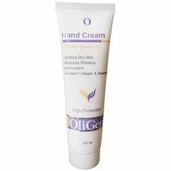 تصویر کرم نرم کننده دست با اثر ضد چروک 100میل الی ژن Oligen Hand Cream Wrinkle Reducer 100ml