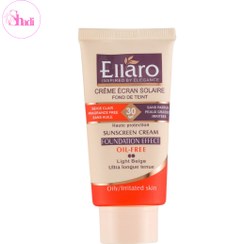 تصویر کرم ضدآفتاب بژ الارو ELLARO SPF30 