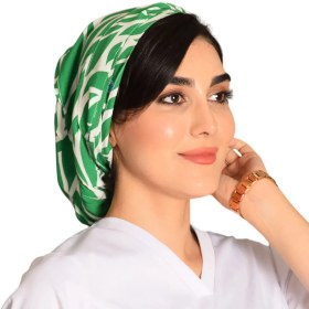 تصویر کلاه حجاب طرح‌دار کد 129 