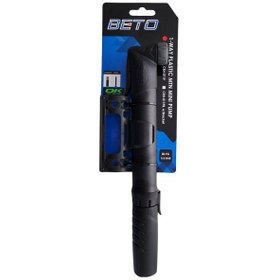 تصویر تلمبه دستی دوچرخه بتو مدل CRH-009p 80psi Beto bicycle hand pump model CRH-009p 80psi