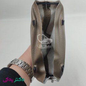 تصویر گردگیر ترمز دستی سمند طرح چرم رنگ بژ تیره شرکتی ایساکو اصل 1561801199 