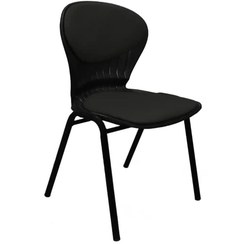 تصویر صندلی اداری ارگونومیک مدل صدفی دسته‌دار - 