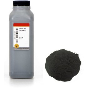 تصویر پودر شارژ 130 گرمی لکسمارک LEXMARK 130g toner charge