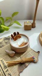 تصویر شمع شات پاییزی مناسب برای دکراتیو و هدیه - نسکافه‌ای 