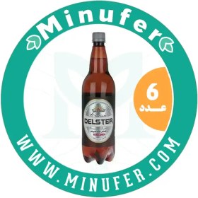 تصویر آبجو بدون الکل کلاسیک دلستر ۱ لیتری - باکس 6 عددی Delester Malt 1L