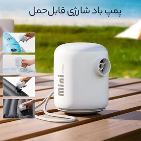 تصویر پمپ باد قابل حمل بیسوس CG017 C11157700221-00 Baseus PocketGo Portable Air Pump CG017 C11157700221-00