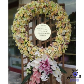 تصویر تاج گل تبریک برای عروسی و افتتاحیه 