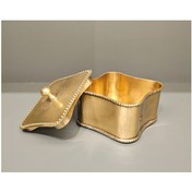 تصویر شکلات خوری مربع دربدار برنجی مپکو5599104 