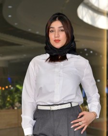 تصویر شومیز مانتویی زنانه ملودی فری سایز 