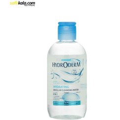 تصویر میسلار واتر 3 در 1 هیدرودرم آبرسان مناسب پوست خشک 250 میل Hydroderm Micellar Water Hydrating Cleansing Dry Skin 250ml