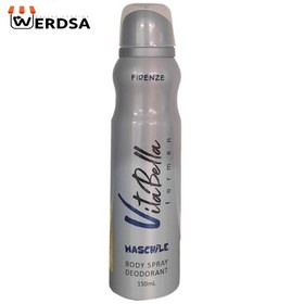 تصویر اسپری خوشبو کننده بدن مردانه FIRENZE ویتابلا حجم 150 میلی لیتر Vitabella Firenze Body Spray Deodorant