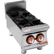 تصویر اجاق گاز دو شعله رومیزی مکس سیلور 