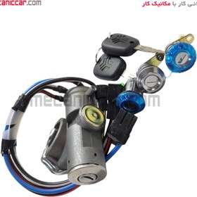 تصویر مجموعه سوئیچ استارت کامل پراید 111 نصیری Electrical components