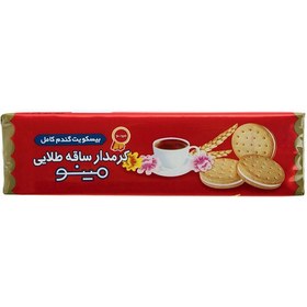 تصویر بیسکویت ساقه طلایی کرم دار مینو 192 گرمی Saghe Talaie Mino Cream Biscuit 192 gr