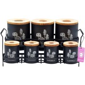 تصویر پاسماوری 7 پارچه بی.وی.کی مدل درب چوب کد 833661 7-piece B.V.K. Passmavari, wooden door model, code 833661