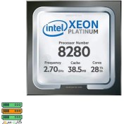 تصویر پردازنده سرور Intel Xeon Platinum 8280 Intel Xeon Platinum 8280