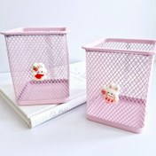 تصویر جامدادی جاقلمی فلزی توری (۶ طرح) 