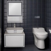 تصویر فول ست روشویی کابینتی لاکسورا مدل L231 سایز 60 (سفید) 