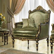 تصویر مبل سلطنتی مدل دلوکس ظرفیت ۷ نفر 