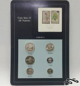 تصویر پک سکه های قدیم جامائیکا ۱۹۷۷ 