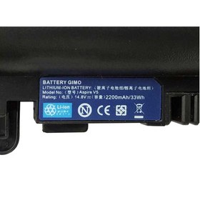 تصویر باتری اورجینال لپ تاپ ایسر E1-572G پارت نامبر AL12A32 AL12A32 Laptop Battery for Acer E1-572G