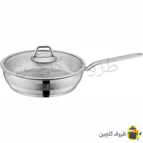 تصویر ماهیتابه استیل تکدسته سفرام سایز 26 