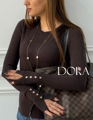 تصویر بافت یقه گرد طرح زارا-برند دیلوین 