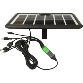 تصویر پنل خورشیدی سی سی لمپ مدل CL-650 ظرفیت 4 وات CClamp model CL-650 solar panel, 4W capacity