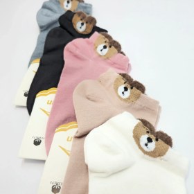 تصویر جوراب مچی طرح تدی کد 204 