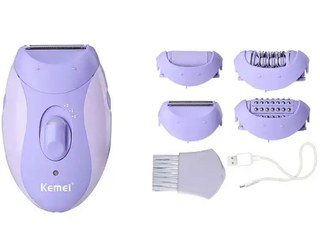 تصویر اپیلاتور چندکاره شارژی کیمی Kemei KM-6037 Rechargeable Women Epilator Electric 