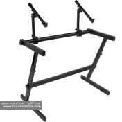 تصویر پایه کیبورد کوئیک لاک دو طبقه ایتالیایی Quik Lok مدل Z726L 