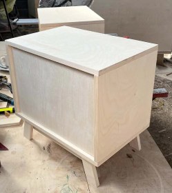 تصویر پاتختی چوبی a205 