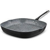 تصویر ماهیتابه گریل گرانیتی کاراجا Biogranit Lopus سایز 28 مشکی ارسال 7 روز کاری