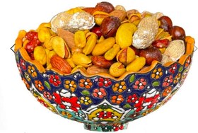 تصویر آجیل ویژه یلدا مخلوطی از مغزهای درجه یک