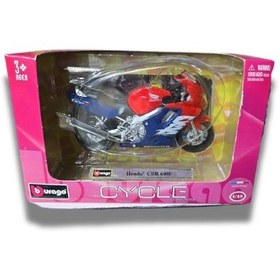 تصویر ماکت موتور 1:18 بوراگو هوندا Honda CBR 600F 