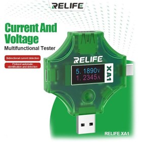 تصویر تستر شارژ و مانیتورینگ USB چندکاره Relife xa1 