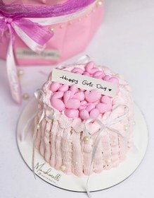 تصویر ست گل و کیک تولد دخترونه 