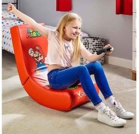 تصویر صندلی گیمینگ کنسولی ایکس راکر مدل X Rocker NINTENDO ALLSTAR MARIO VIDEO ROCKER X Rocker 2020096 NINTENDO ALLSTAR MARIO VIDEO ROCKER Gaming Chair