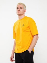 تصویر تیشرت مردانه با یقه دوچرخه‌ای و آستین کوتاه چاپ شده | LC Waikiki | 690774653 | اورجینال 