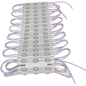 تصویر LED بلوکی لنز دار ۱۲ ولت سفید20عددی 
