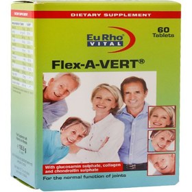 تصویر قرص فلکس اورت یورو ویتال 60 عددی FLEX-A-VERT Tab