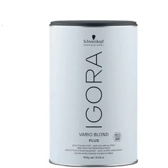 تصویر پودر دکلره آبی وزن 450 گرم شوارتسکف Igora blue bleaching powder 450 gr