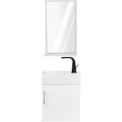 تصویر ست کابین روشویی و آینه چارسو مدل آرینا Aryna (سایز 45) 