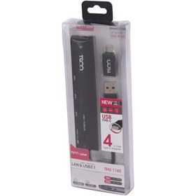 تصویر هاب USB تسکو مدل THU1165 چهار پورت 